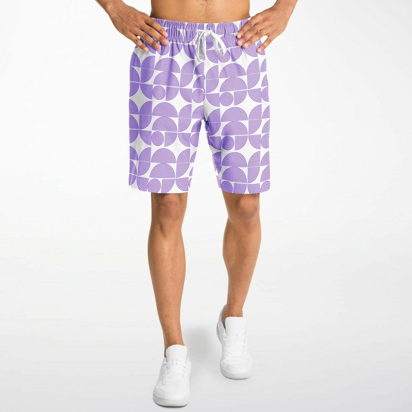 Purple II Mens Fashion Long Shorts