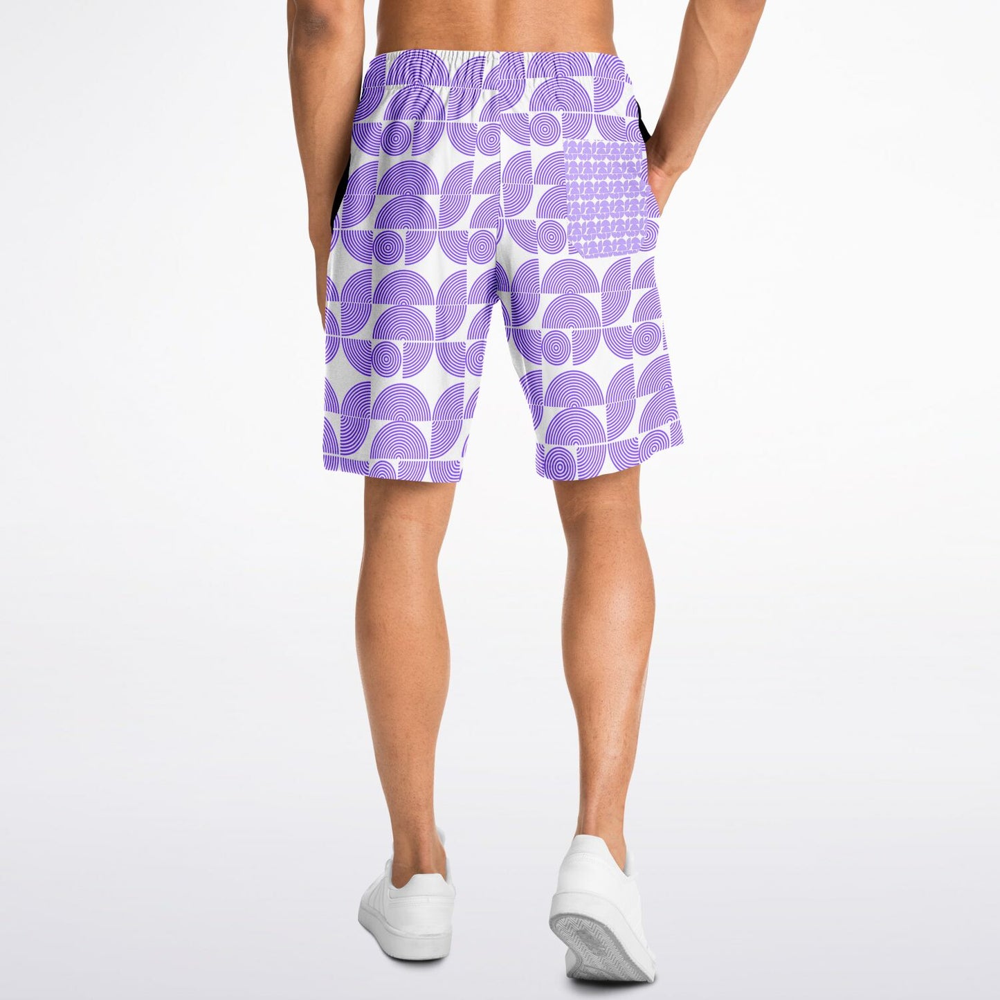 Purple II Mens Fashion Long Shorts