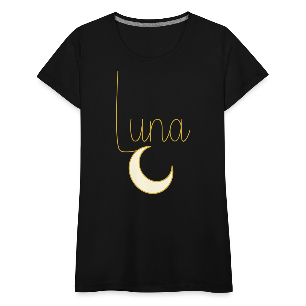 Luna I Women's Premium T-Shirt - black