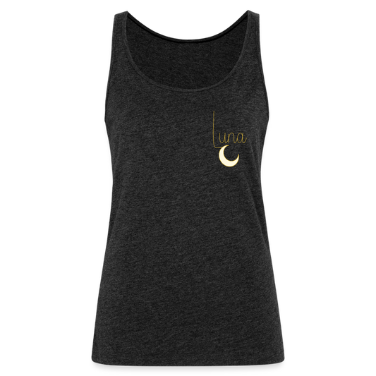 Luna I Women’s Premium Tank Top - charcoal grey