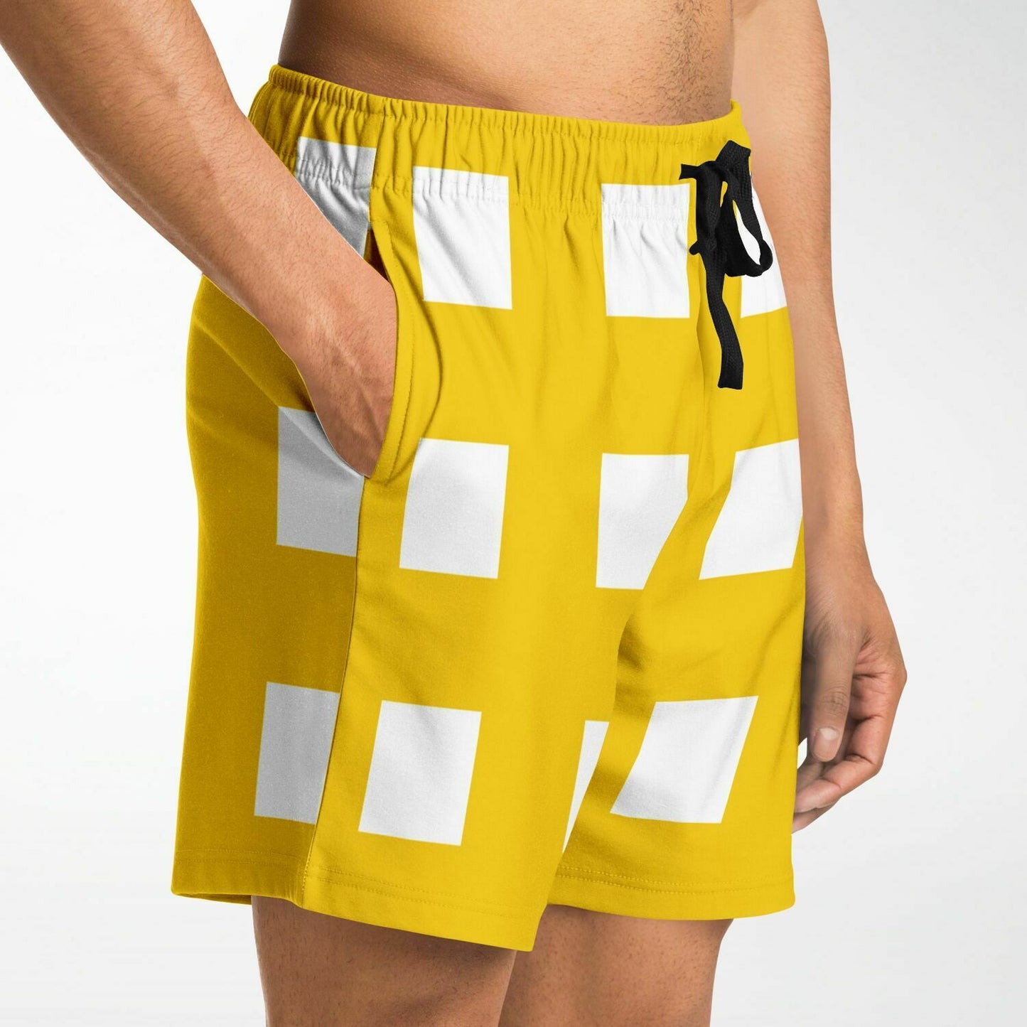 Square THREE Drawstring Mens Fashion Shorts