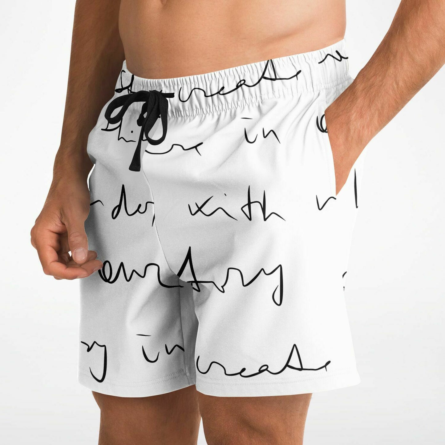Write ONE Drawstring Mens Fashion Shorts
