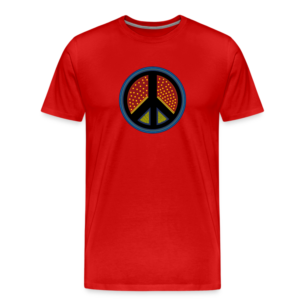 Peace I - Hussar-Ozolins Tees - red