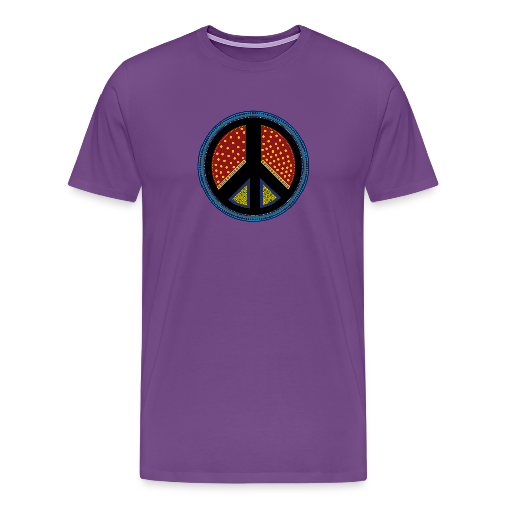 Peace I - Hussar-Ozolins Tees - purple
