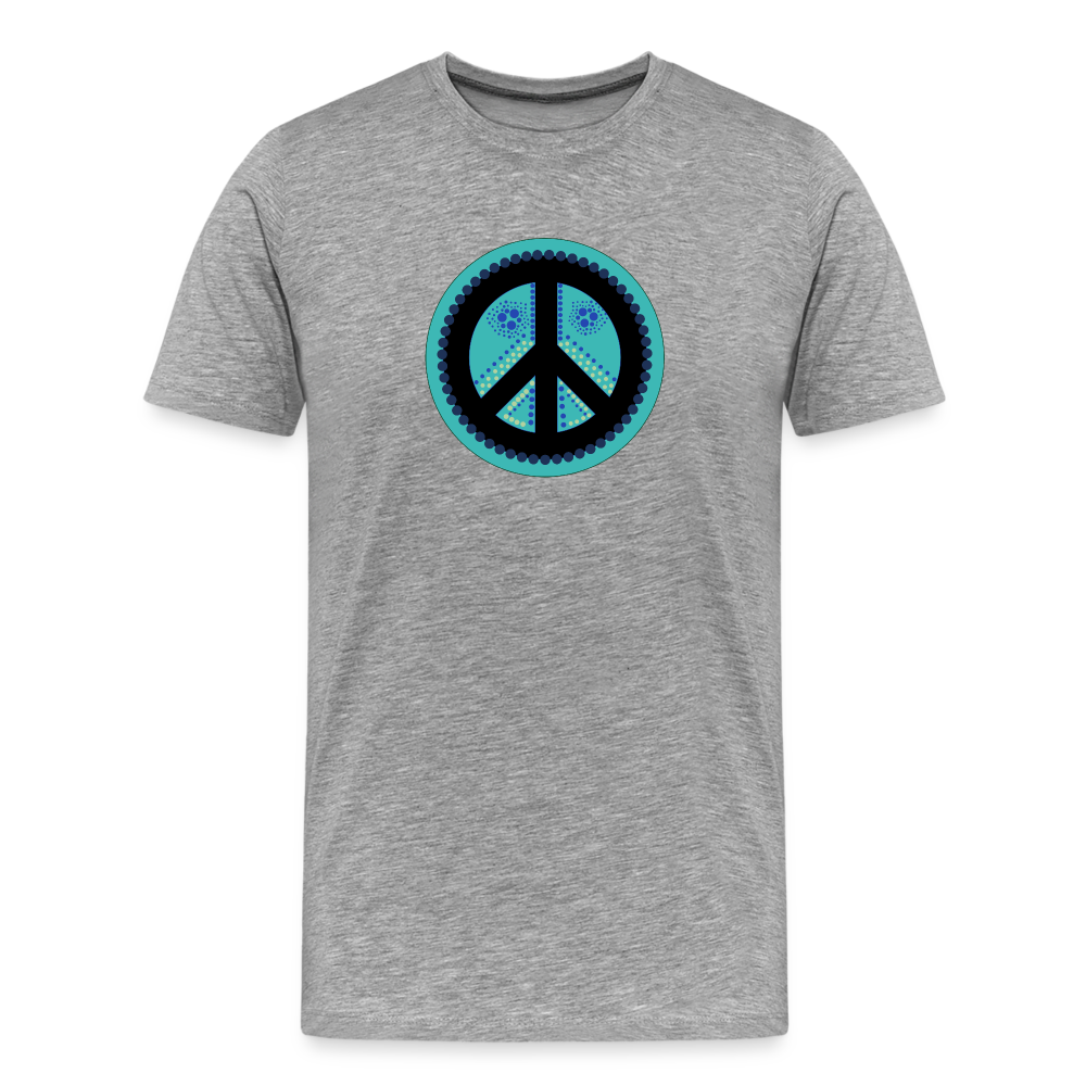 Peace II - Hussar-Ozolins Premium T-Shirt - heather gray