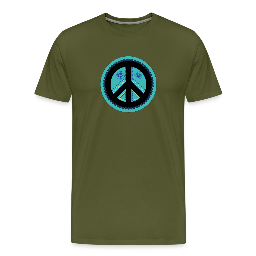 Peace II - Hussar-Ozolins Premium T-Shirt - olive green