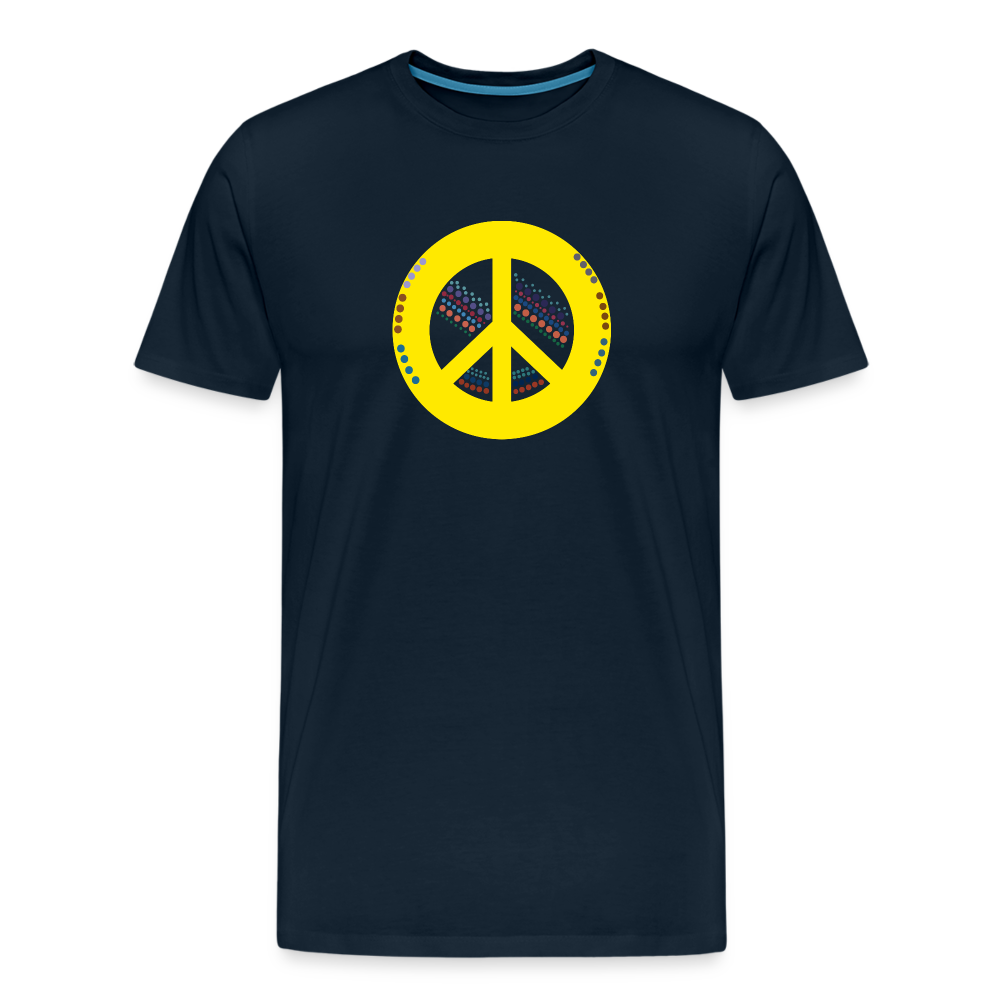 Peace III - Hussar-Ozolins Premium T-shirt - deep navy
