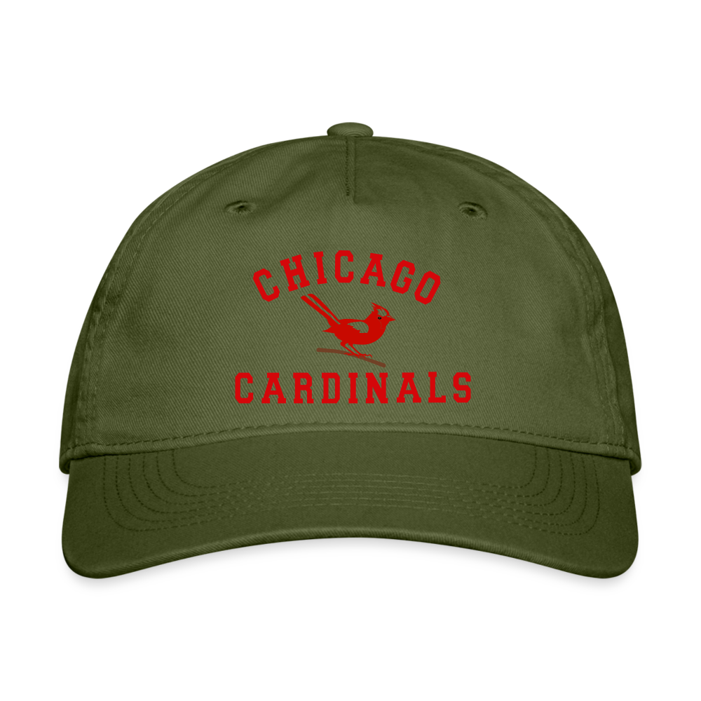 Chicago Cardinals - Vintage I Organic Baseball Cap - olive green