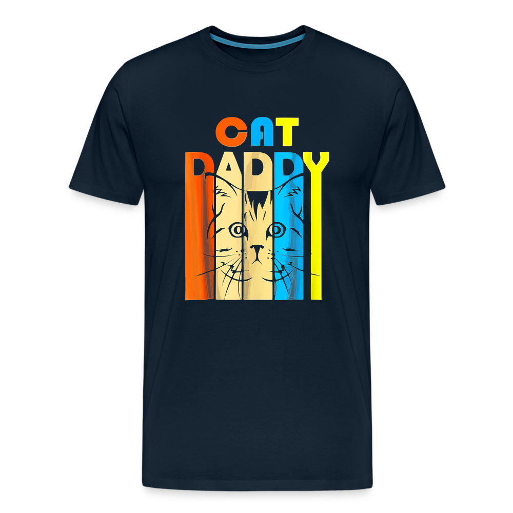 Cat Daddy I -  Premium T-Shirt - deep navy