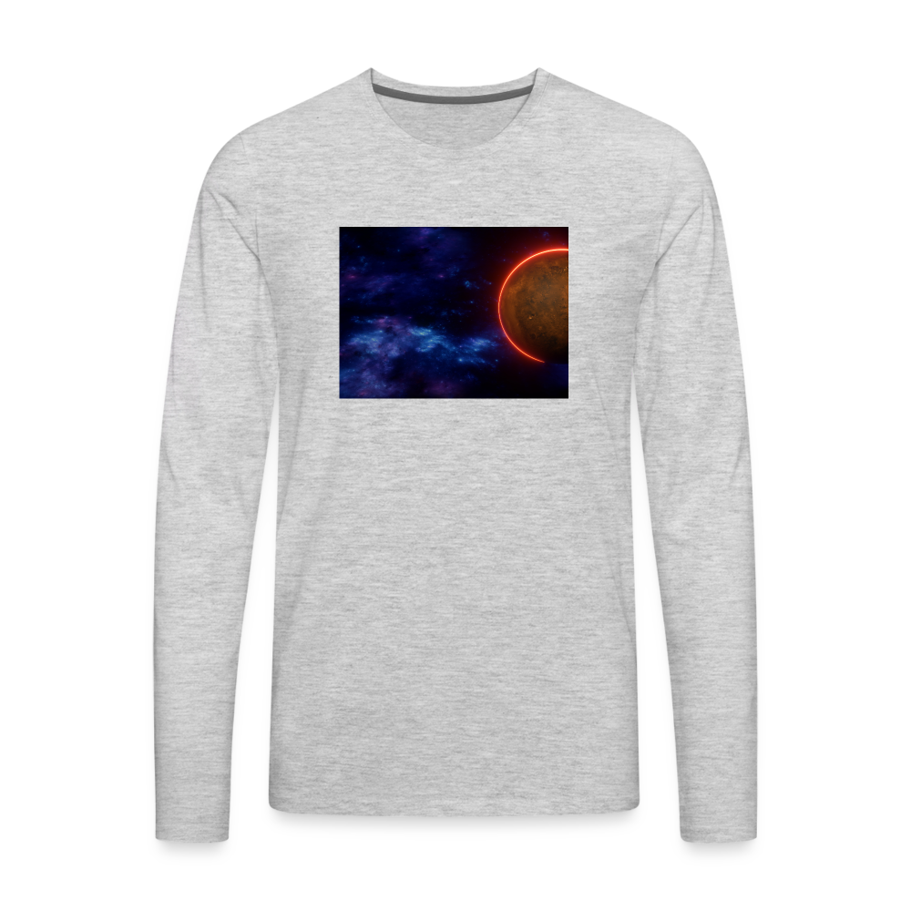 Space II Premium Long Sleeve T-Shirt - heather gray