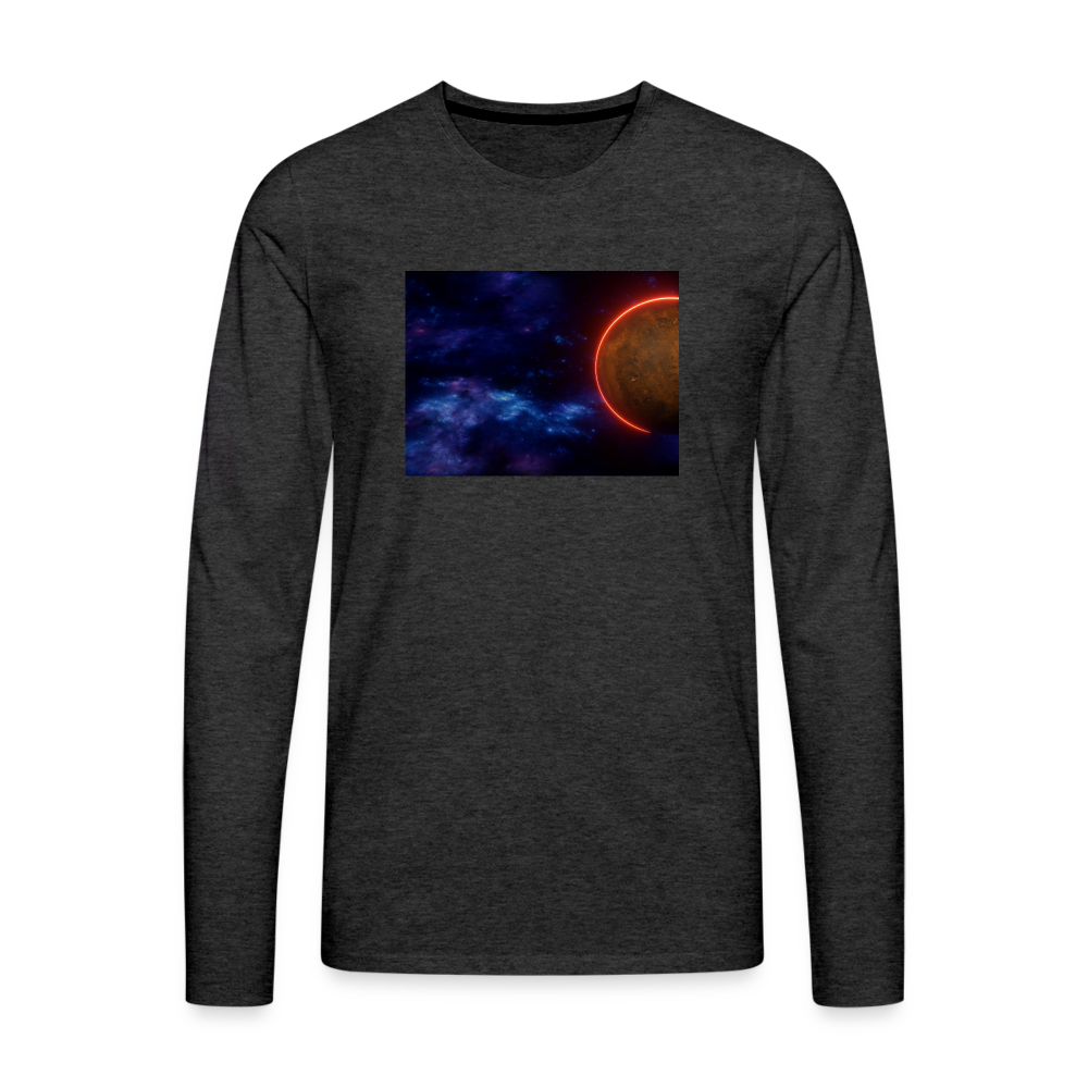 Space II Premium Long Sleeve T-Shirt - charcoal grey