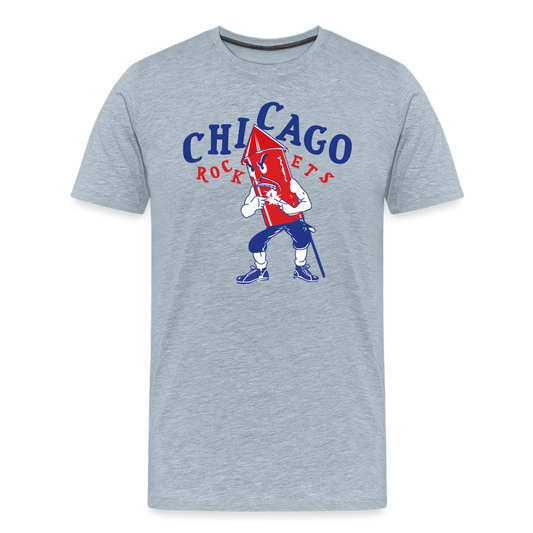Chicago Rockets II Premium T-Shirt - heather ice blue