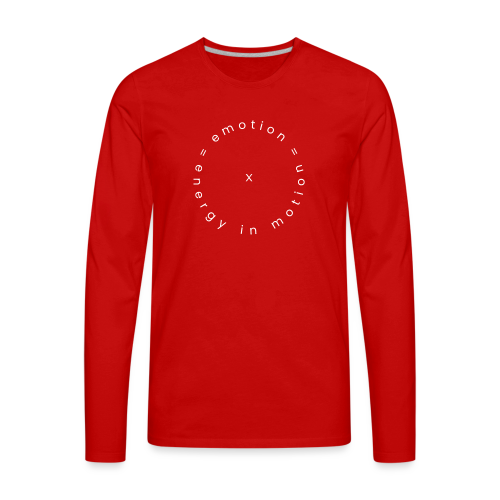 Energy in Motion II Premium Long Sleeve T-Shirt - red