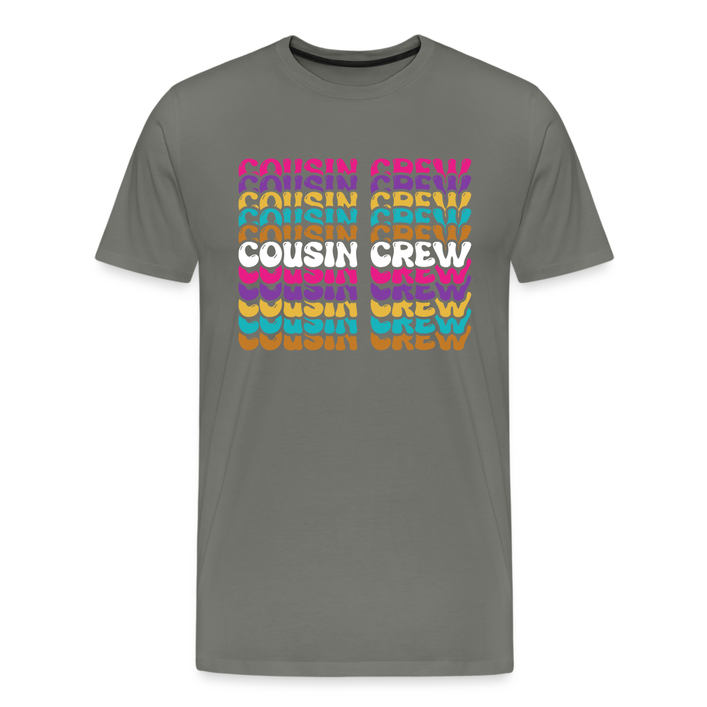 Cousin Crew II Premium T-Shirt - asphalt gray