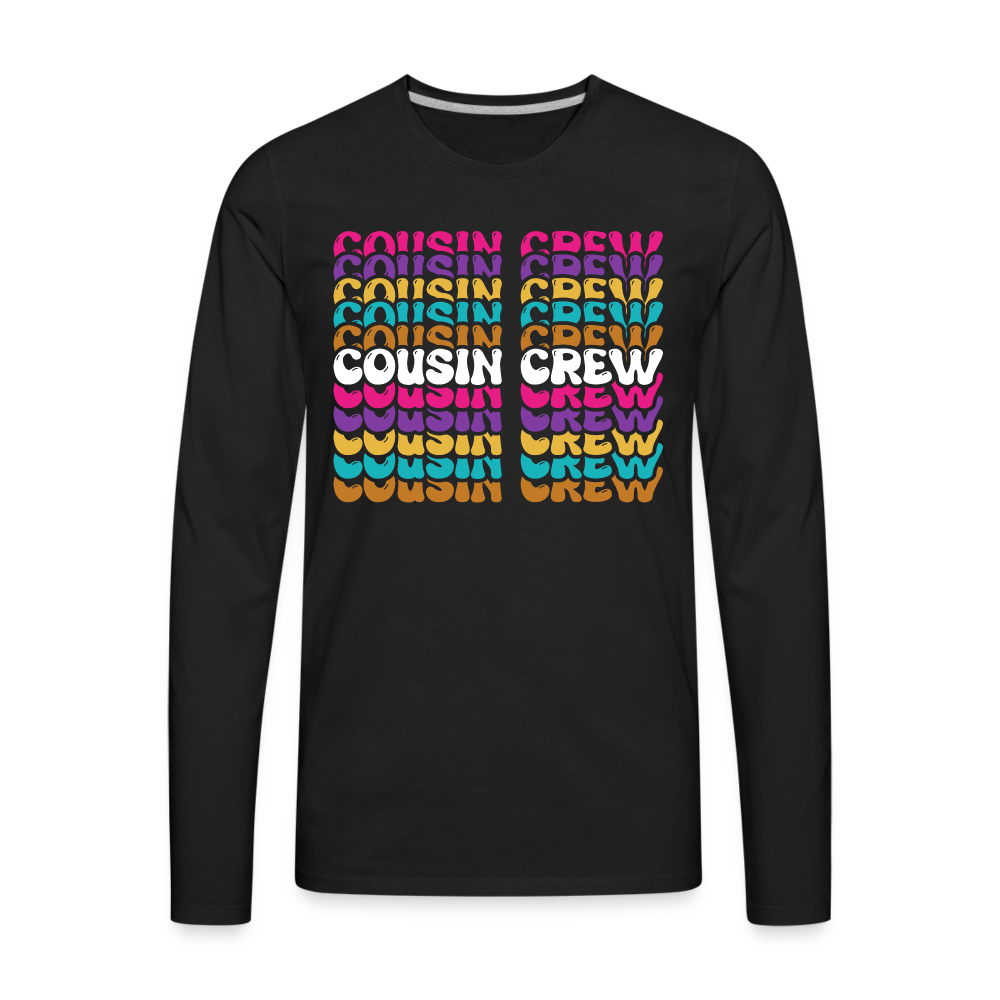Cousin Crew Premium Long Sleeve T-Shirt - black