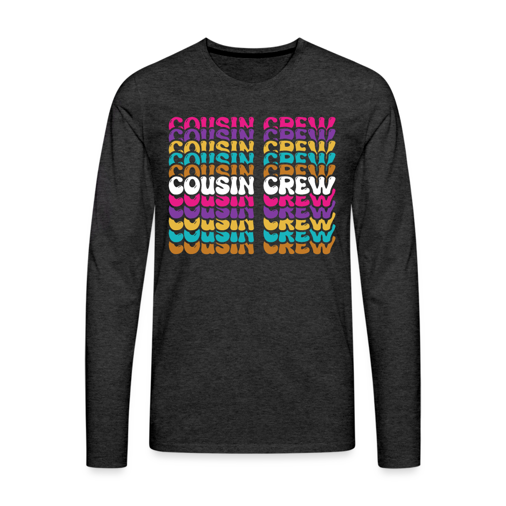 Cousin Crew Premium Long Sleeve T-Shirt - charcoal grey