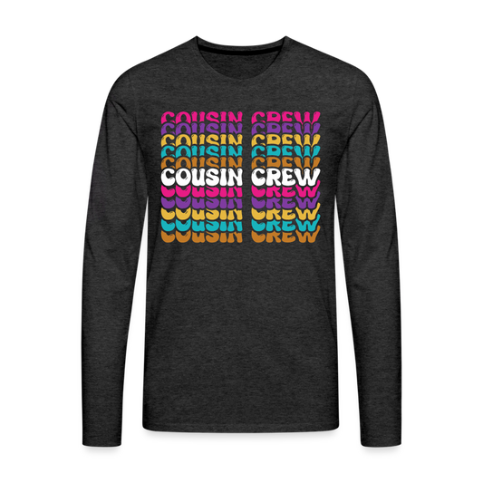 Cousin Crew Premium Long Sleeve T-Shirt - charcoal grey