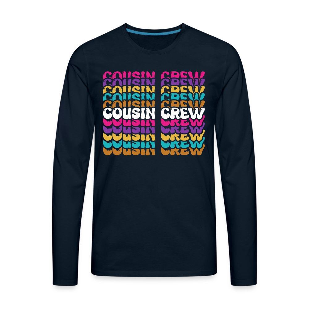 Cousin Crew Premium Long Sleeve T-Shirt - deep navy