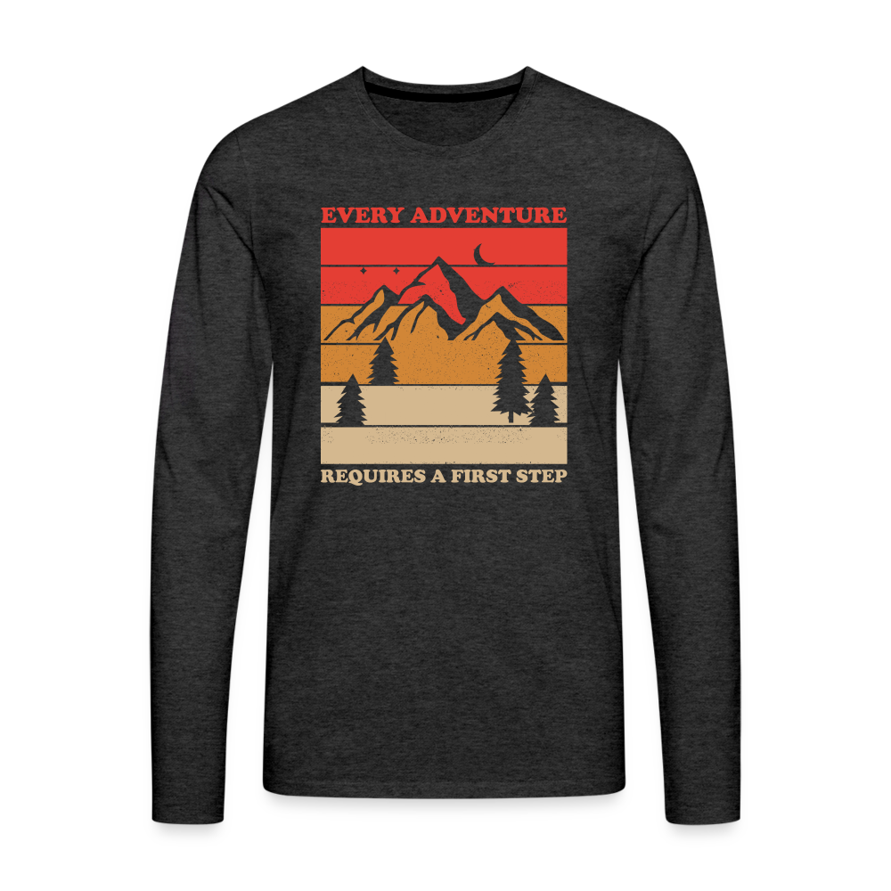 Adventure II Premium Long Sleeve T-Shirt - charcoal grey