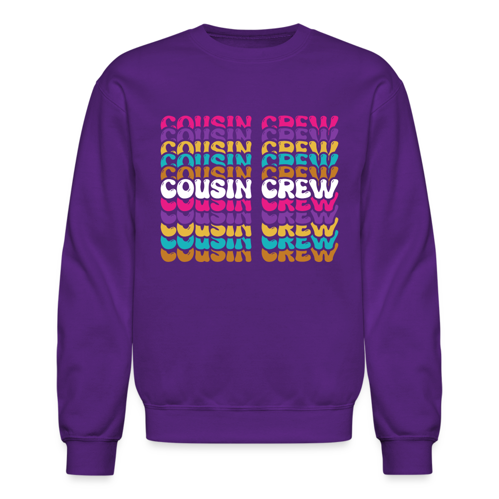 Cousin Crew II Crewneck Sweatshirt - purple