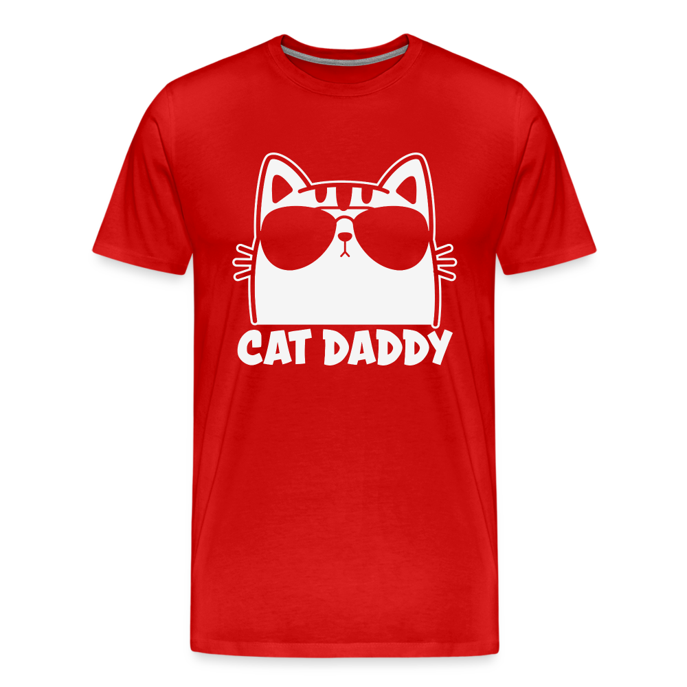 Cat Daddy III Premium T-Shirt - red