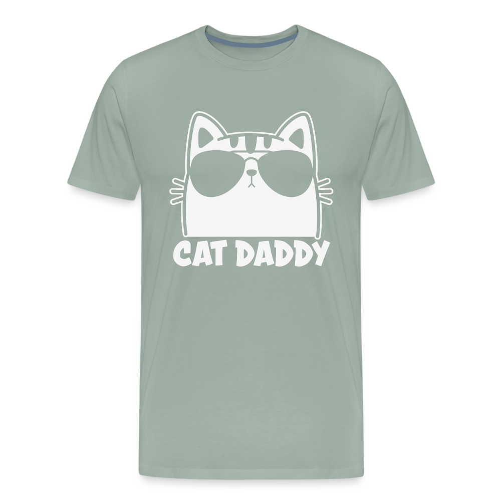 Cat Daddy III Premium T-Shirt - steel green