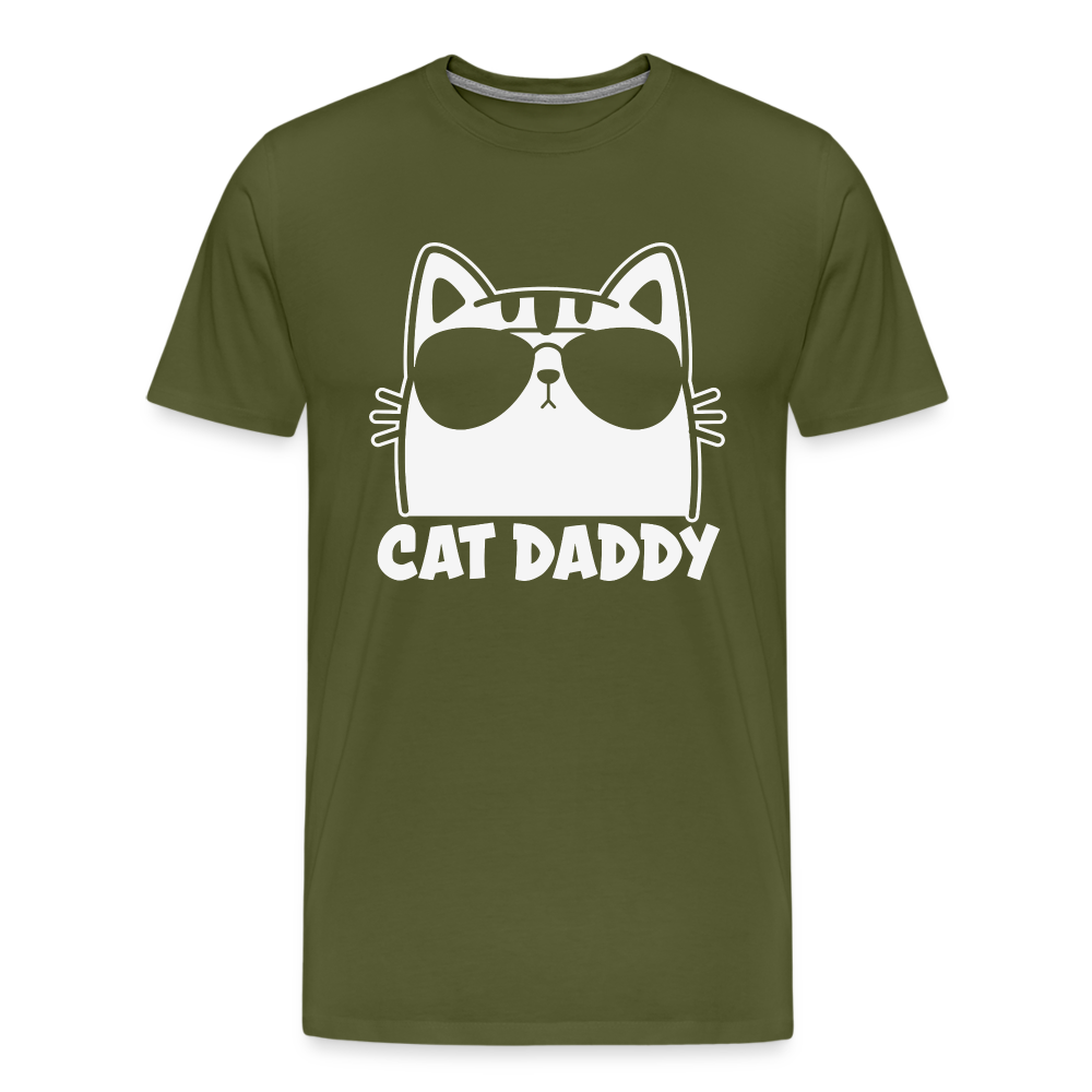 Cat Daddy III Premium T-Shirt - olive green