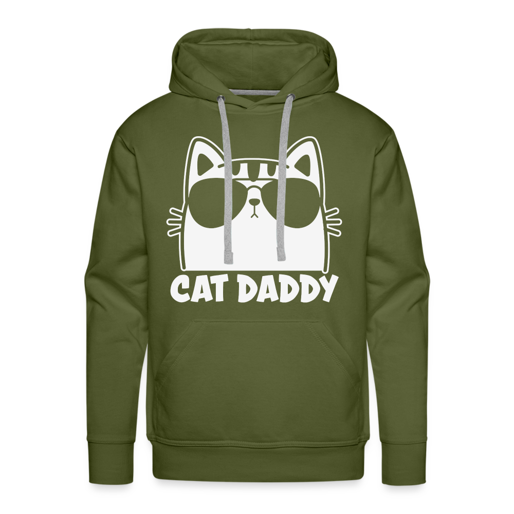 Cat Daddy III Premium Hoodie - olive green