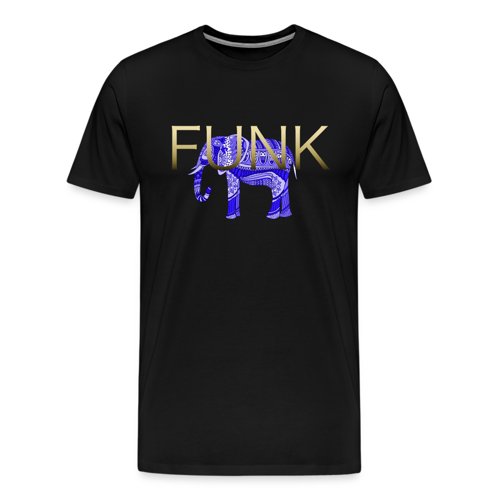 Funky Elephant Premium T-Shirt - black