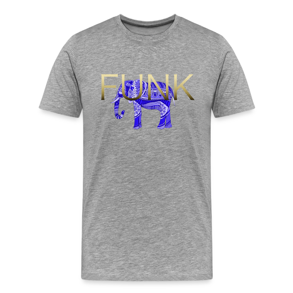 Funky Elephant Premium T-Shirt - heather gray