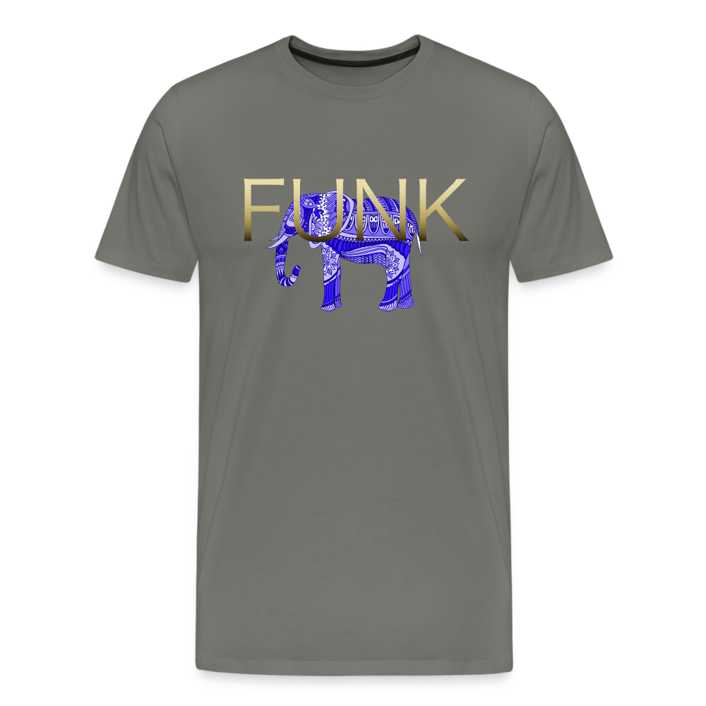 Funky Elephant Premium T-Shirt - asphalt gray