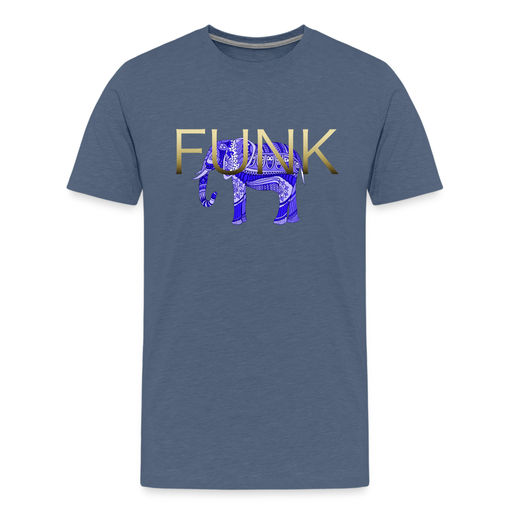 Funky Elephant Premium T-Shirt - heather blue