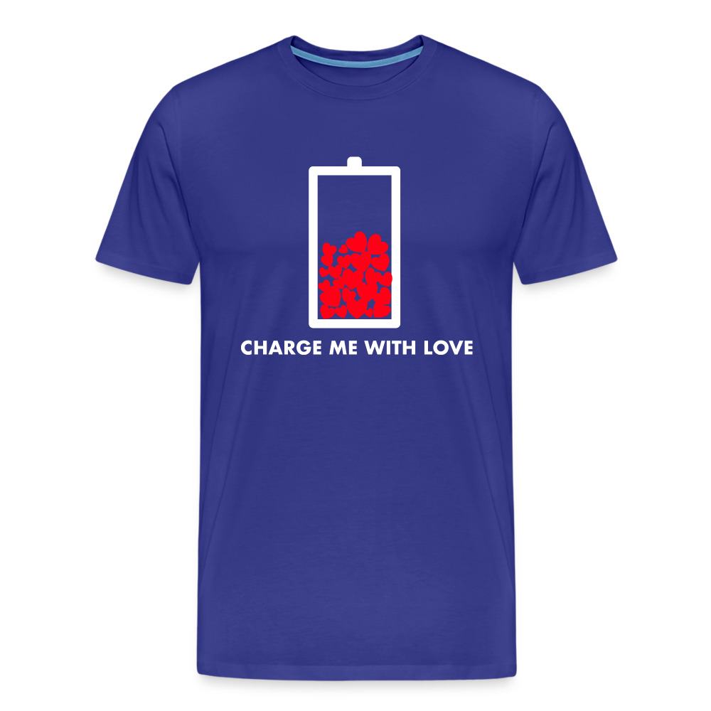 Charge Me with Love Premium T-Shirt - royal blue