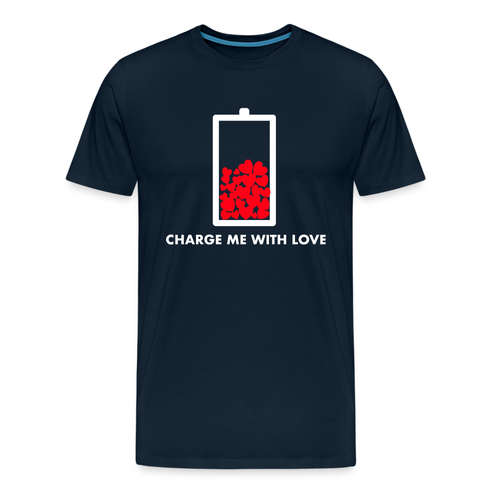 Charge Me with Love Premium T-Shirt - deep navy