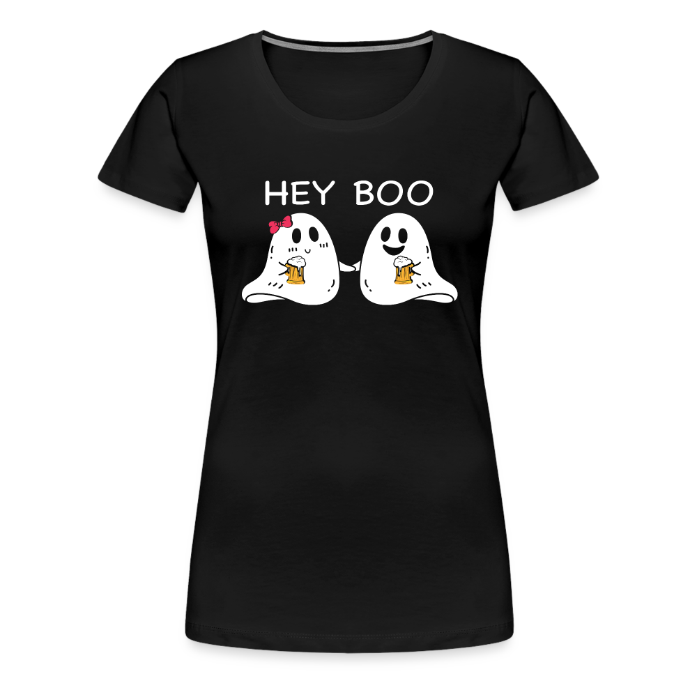 Hey Boo Women’s Premium T-Shirt - black