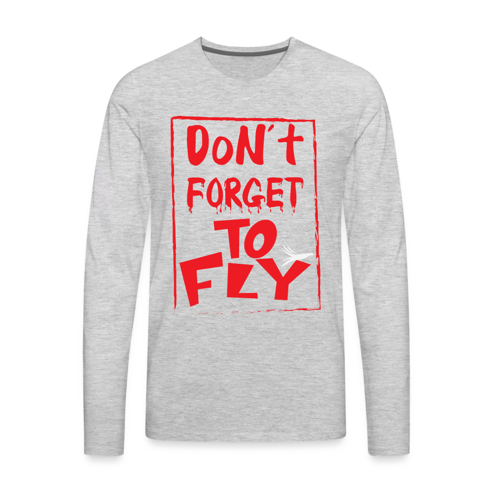 Fly  Premium Long Sleeve T-Shirt - heather gray