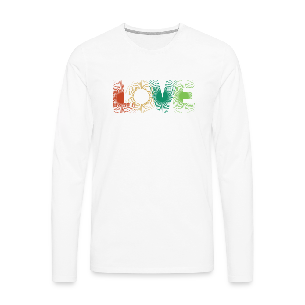 Love I Premium Long Sleeve T-Shirt - white