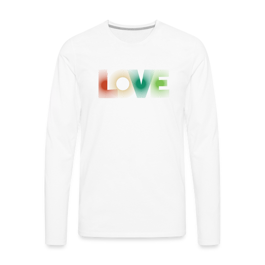 Love I Premium Long Sleeve T-Shirt - white