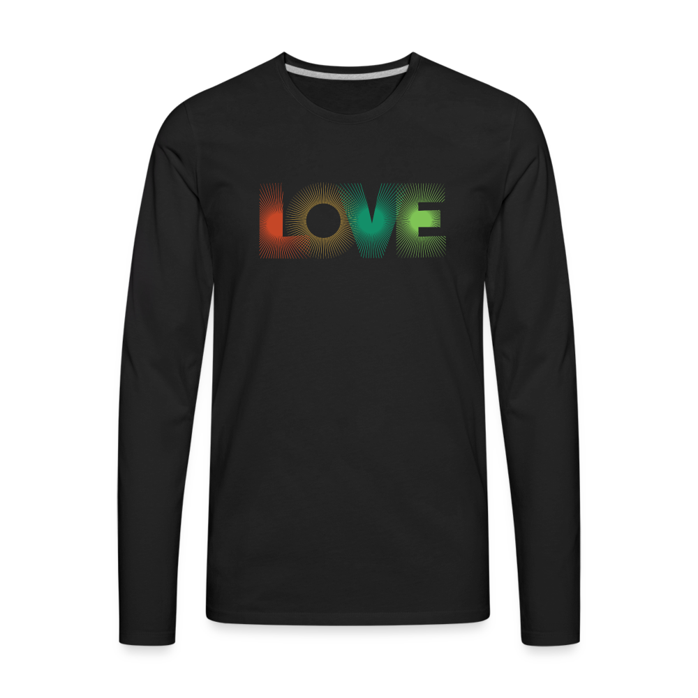 Love I Premium Long Sleeve T-Shirt - black