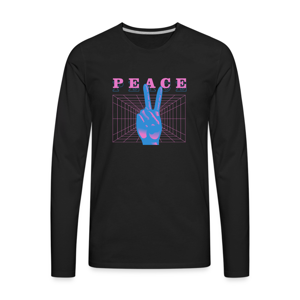 Peace IV Premium Long Sleeve T-Shirt - black