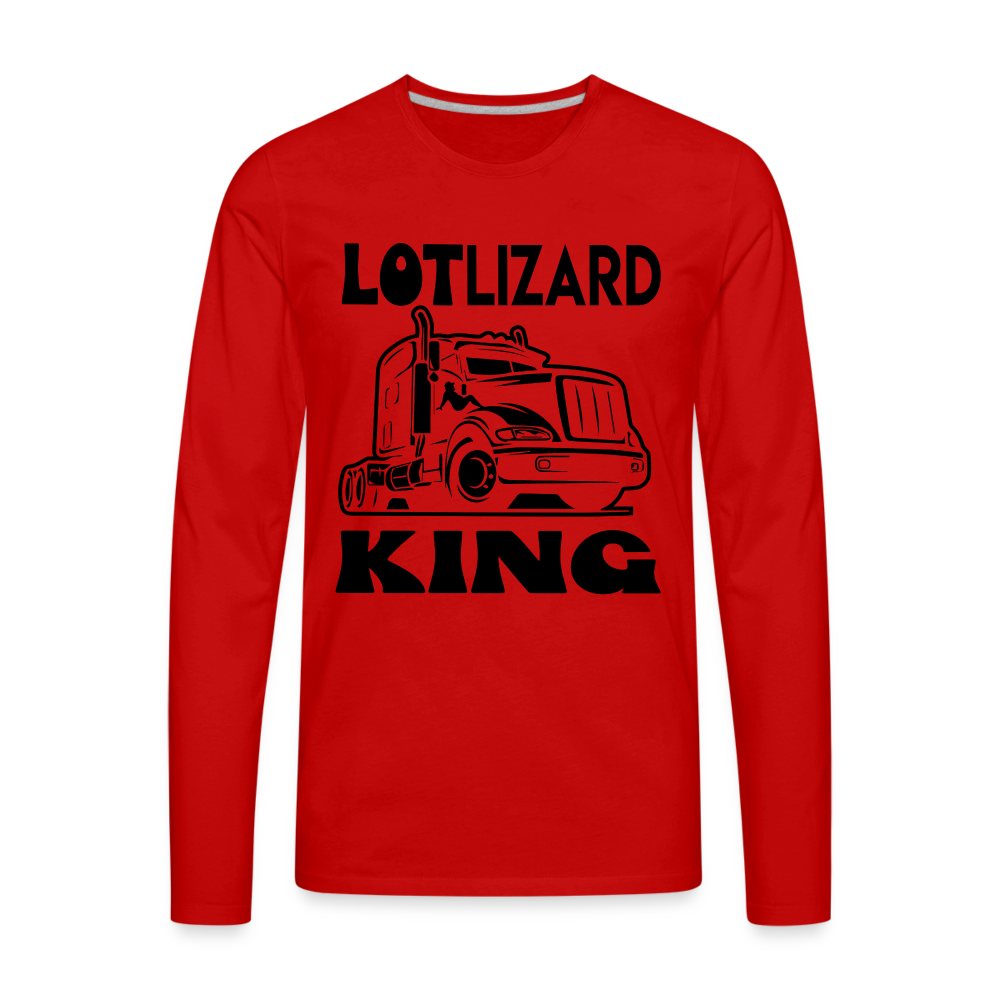 Lot Lizard Premium Long Sleeve T-Shirt - red