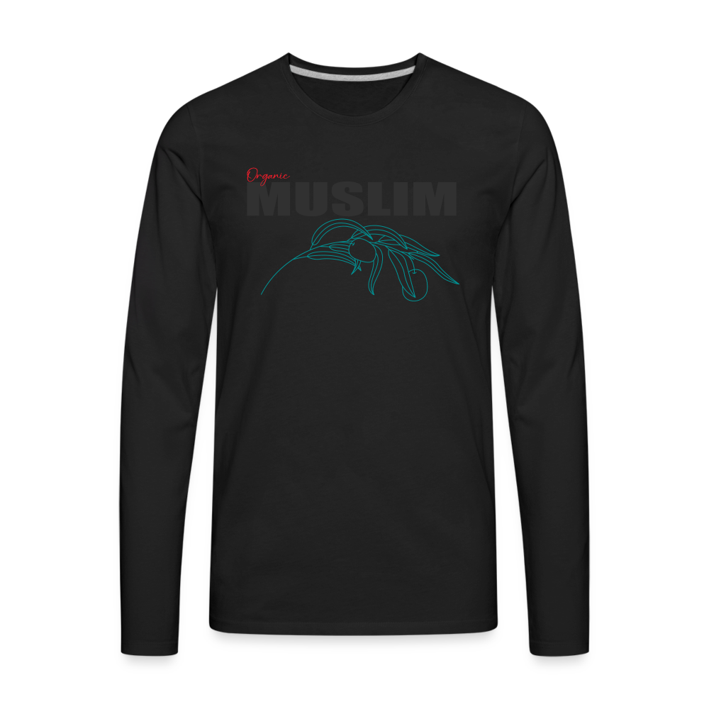 Organic Muslim III Premium Long Sleeve T-Shirt - black