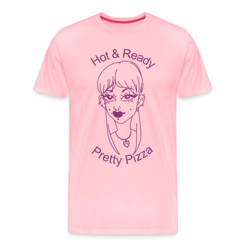 Pretty Pizza Premium T-Shirt - pink