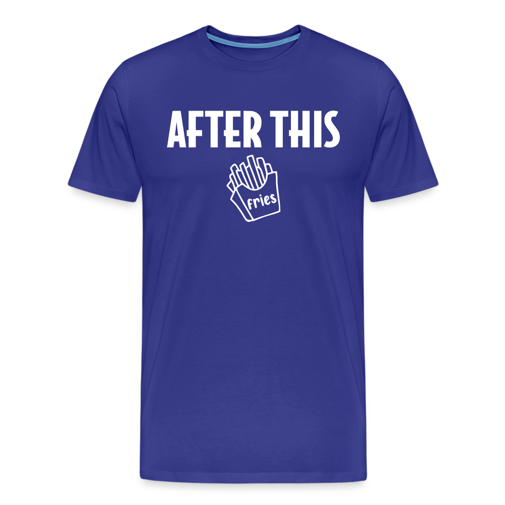 After This - Fries Premium T-Shirt - royal blue