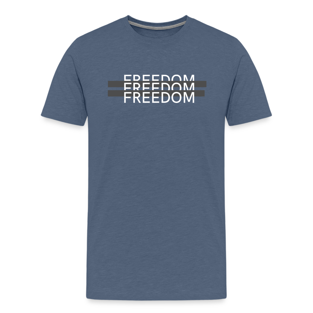 Freedom Premium T-Shirt - heather blue