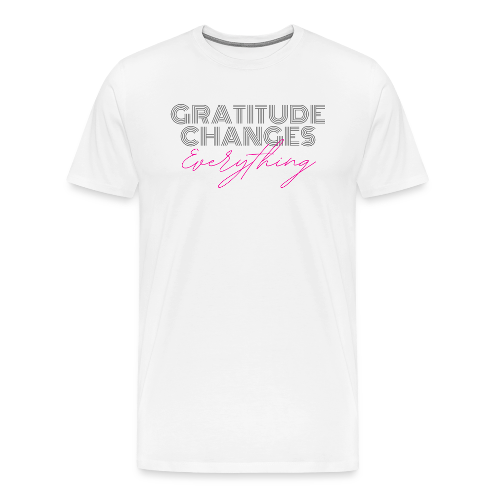 Gratitude Premium T-Shirt - white