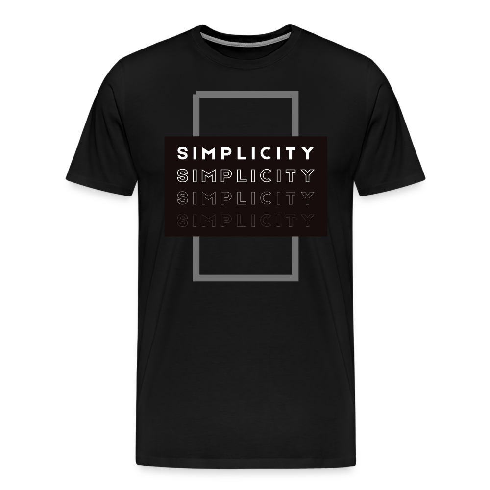 Simplicity I Premium T-Shirt - black