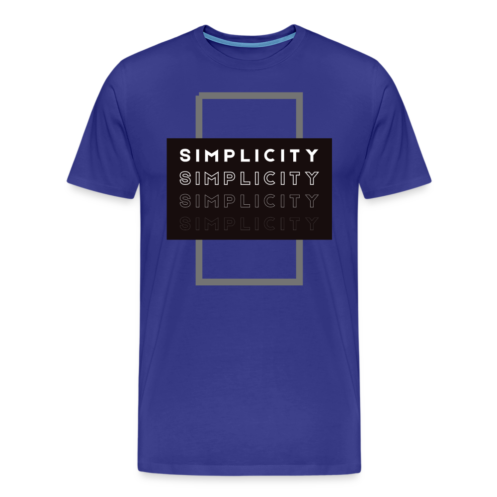 Simplicity I Premium T-Shirt - royal blue