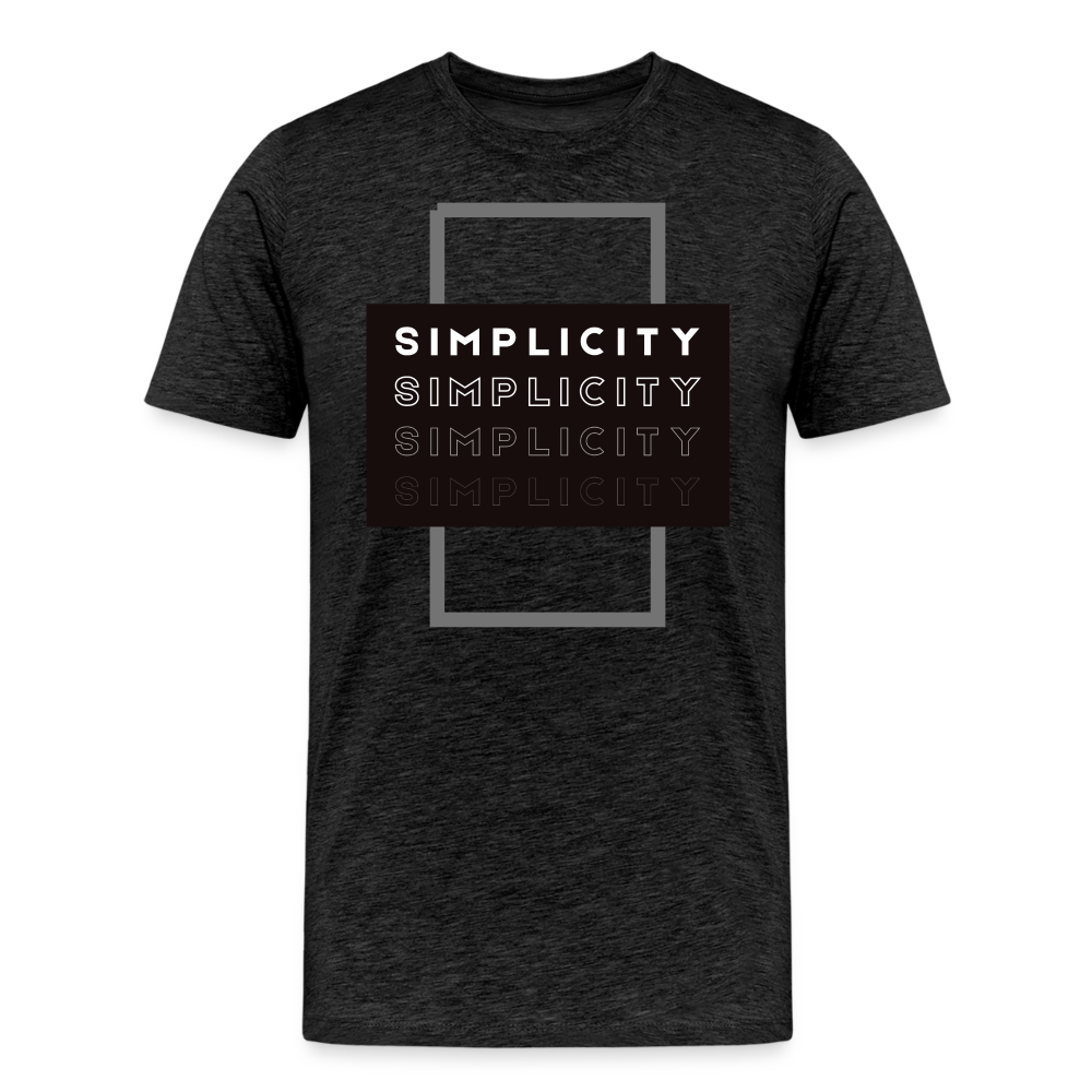 Simplicity I Premium T-Shirt - charcoal grey