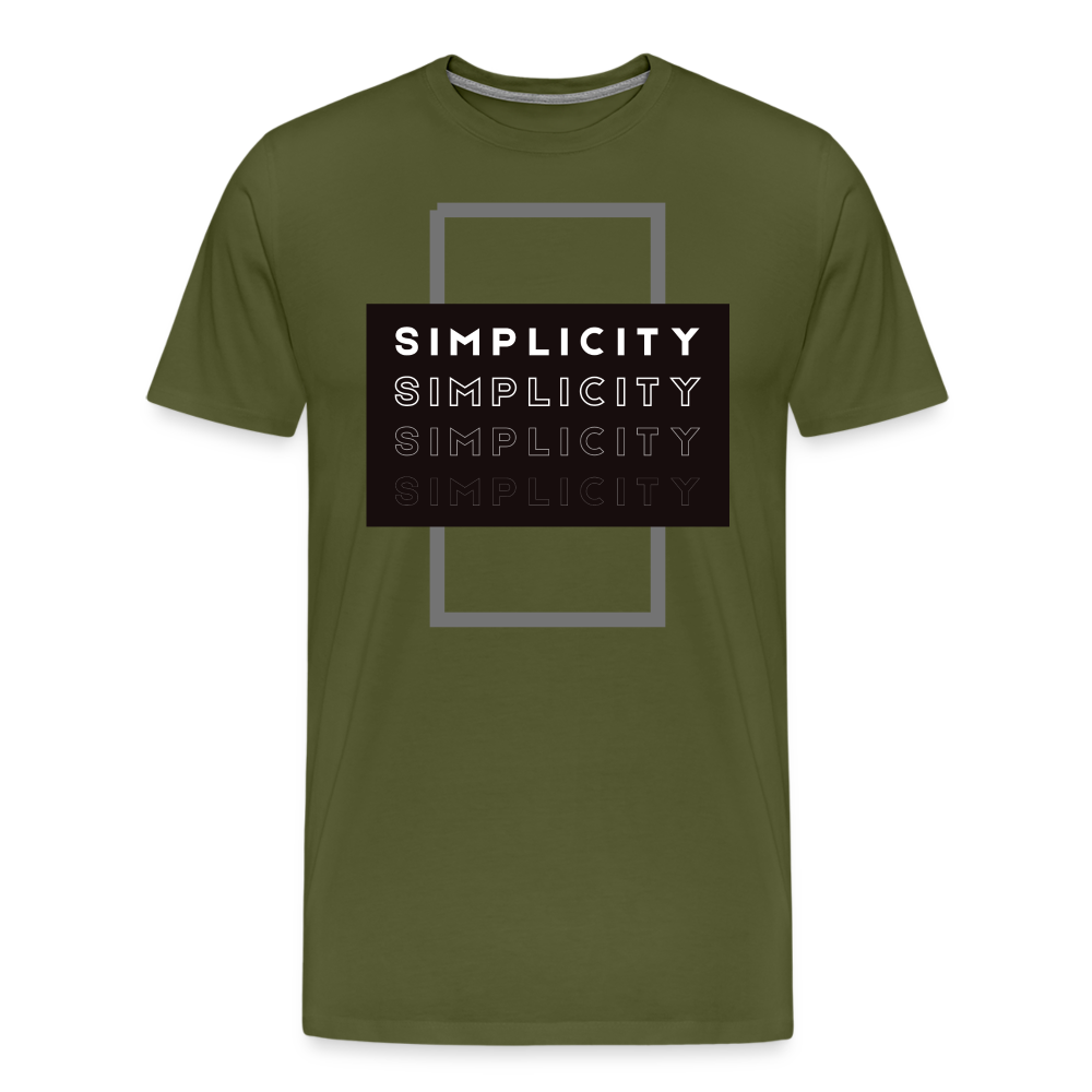 Simplicity I Premium T-Shirt - olive green